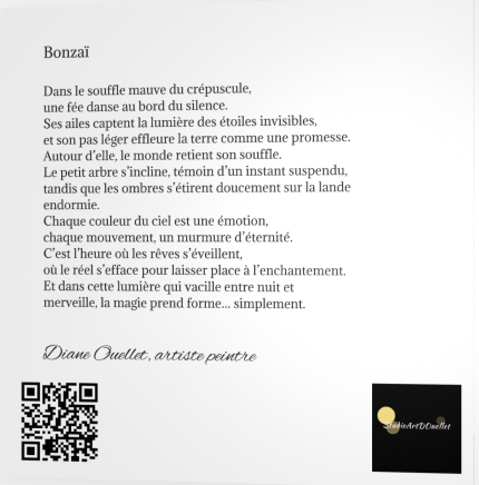 CARTE DE SOUHAITS - BONZAÏ