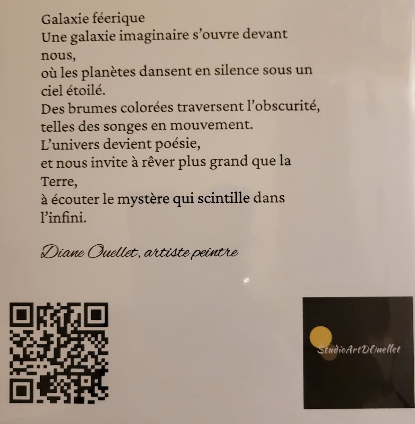 CARTES DE SOUHAITS - GALAXIE FÉERIQUE