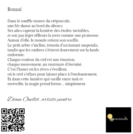 CARTE DE SOUHAITS - BONZAÏ