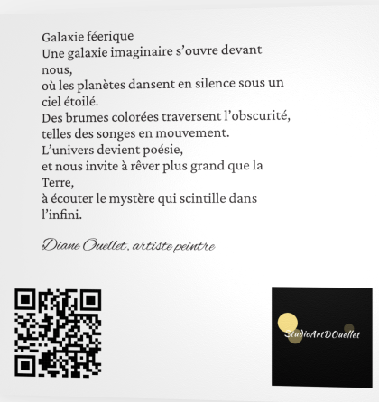 CARTES DE SOUHAITS - GALAXIE FÉERIQUE