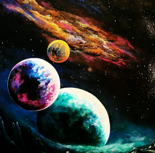 CARTES DE SOUHAITS - GALAXIE FÉERIQUE