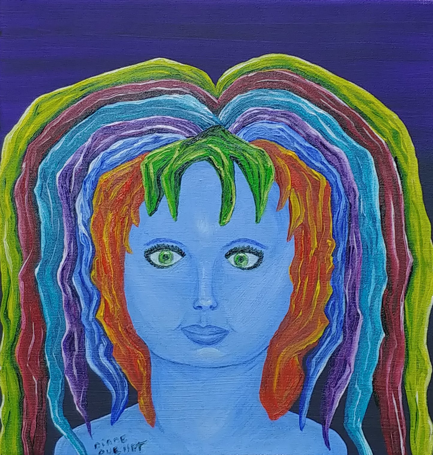 BLUE SKIN & HAIR POWER